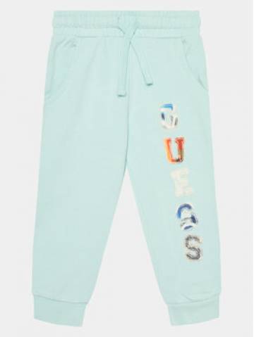 Guess Спортивні штани N4GQ11 KA6R3 Голубий Regular Fit Guess Спортивні штани N4GQ11 KA6R3 Голубий Regular Fit