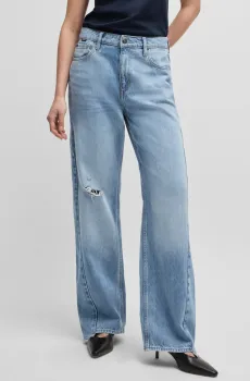 Женские голубые джинсы Голубой 26 BOSS 50536589;405