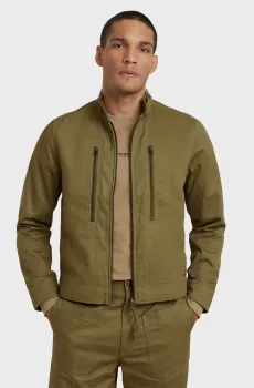 Мужская зеленая куртка Lt wt deck jkt Зеленый XXL G-Star RAW D24288,C962