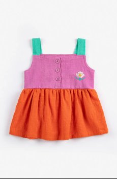 Детское хлопковое платье Bobo Choses Pixel Daisy