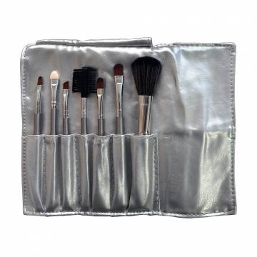 Набор кистей для макияжа Avenir Cosmetics серебряный, 7 шт Набор кистей для макияжа Avenir Cosmetics серебряный, 7 шт