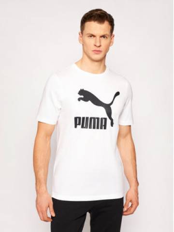 Puma Футболка Classics Logo 530088 Білий Regular Fit Puma Футболка Classics Logo 530088 Білий Regular Fit