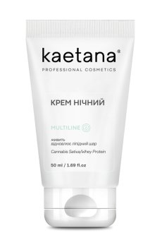 Ночной крем для лица Kaetana Multiline питает, восстанавливает липидный слой, 50 мл