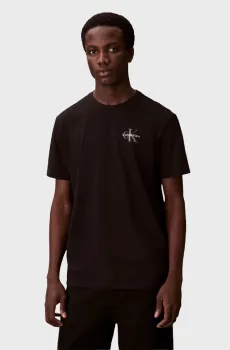 Мужская черная футболка CLSSC MICRO MNLGO Черный M Calvin Klein Jeans LV04RF278G