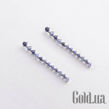 Серьги с подвесками Украина