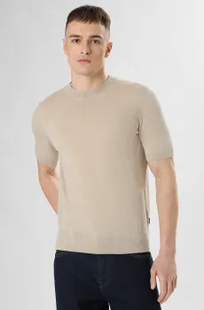 Мужской серый шерстяной джемпер Серый S BOSS 50560476;286