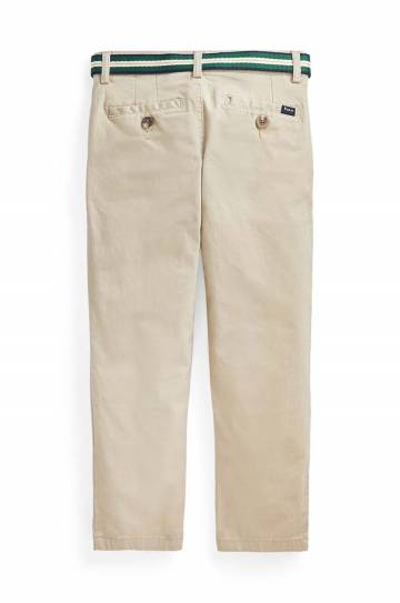 Детские брюки Polo Ralph Lauren цвет бежевый однотонные 322855394002 Детские брюки Polo Ralph Lauren цвет бежевый однотонные 322855394002