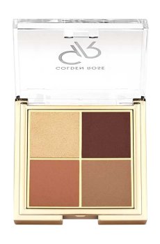 Уценка! Палетка теней для век Golden Rose Quattro Eyeshadow Palette, 06 Sunset Date, 4.4 г