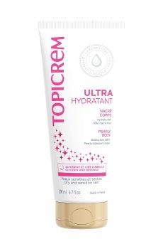 Уценка! Ультраувлажняющий крем для тела Topicrem Ultra-Moisturizing Pearly Body с эффектом жемчуга, 200 мл