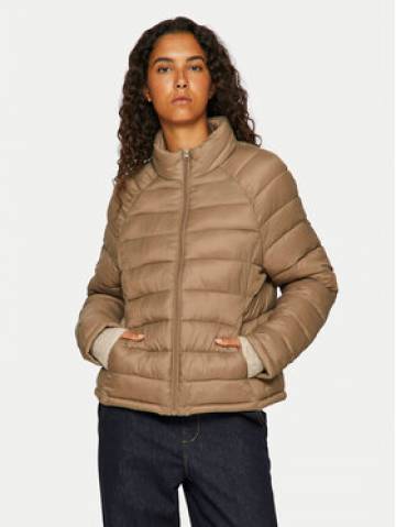 Vila Пуховик Sibira 14094318 Коричневий Regular Fit Vila Пуховик Sibira 14094318 Коричневий Regular Fit