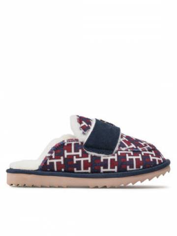 Tommy Hilfiger Тапочки Loafer Mule Slipper Monogram FW0FW06716 Кольоровий Tommy Hilfiger Тапочки Loafer Mule Slipper Monogram FW0FW06716 Кольоровий