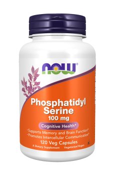 Фосфатидилсерин Now Foods Phosphatidyl Serine 100 мг, 120 капсул