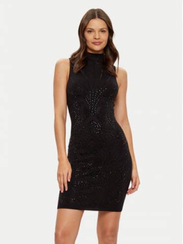 Guess Повсякденна сукня W5RK25 Z2YJ2 Чорний Regular Fit Guess Повсякденна сукня W5RK25 Z2YJ2 Чорний Regular Fit