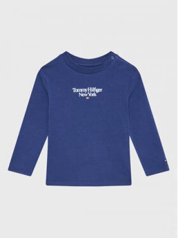 Tommy Hilfiger Блузка Graphic KN0KN01570 Cиній Regular Fit