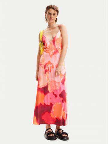 Desigual Літня сукня Nerea 24SWVK19 Рожевий Regular Fit Desigual Літня сукня Nerea 24SWVK19 Рожевий Regular Fit