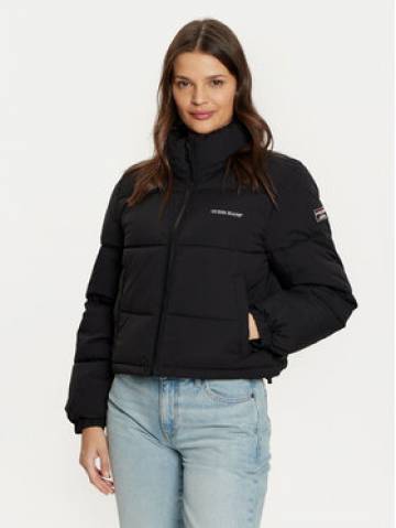 Guess Jeans Пуховик W4BL20 WGII2 Чорний Regular Fit Guess Jeans Пуховик W4BL20 WGII2 Чорний Regular Fit