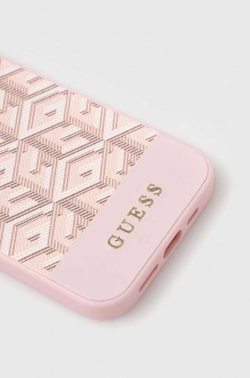 Чехол на телефон Guess iPhone 14 6,1" цвет розовый Чехол на телефон Guess iPhone 14 6,1" цвет розовый