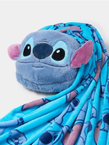 Обігрівач для ніг з ковдрою Stitch - light blue Обігрівач для ніг з ковдрою Stitch - light blue