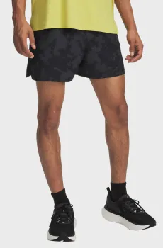 Мужские черные камуфляжные шорты Launch Pro 7 Prtd Short Черный L Under Armour 6006145-016