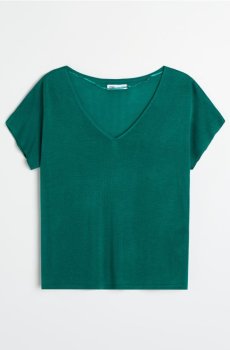 Блуза з домішкою віскози - світло-зелений