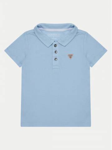 Guess Поло N2GP03 KAPY0 Блакитний Regular Fit Guess Поло N2GP03 KAPY0 Блакитний Regular Fit
