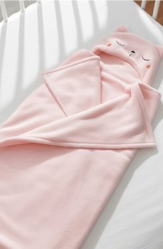 Немовлячий плед - рожевий