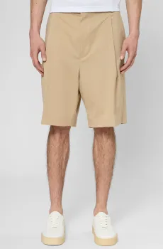Мужские бежевые шорты Бежевый 52 HUGO 50554659;269