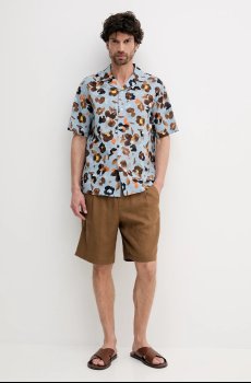 Льняная рубашка United Colors of Benetton