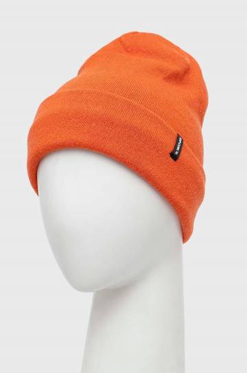 Шапка с примесью шерсти Rip Curl цвет оранжевый из толстого трикотажа Шапка с примесью шерсти Rip Curl цвет оранжевый из толстого трикотажа