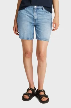 Женские голубые джинсовые шорты STRAIGHT Голубой 28 Tommy Hilfiger WW0WW45505