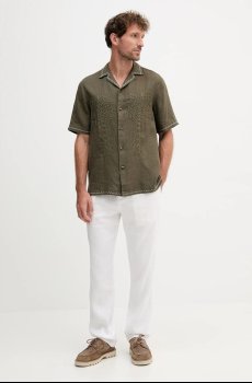Льняная рубашка Frescobol Carioca