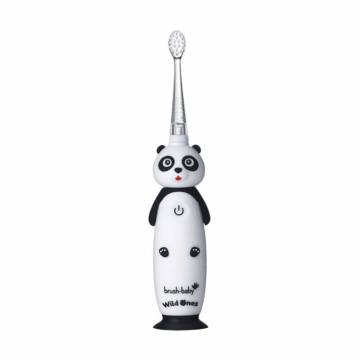 Детская электрическая зубная щетка Brush-Baby WildOnes Sonic Toothbrush Panda с рождения до 10 лет, 1 шт Детская электрическая зубная щетка Brush-Baby WildOnes Sonic Toothbrush Panda с рождения до 10 лет, 1 шт