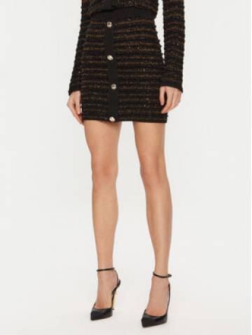Simona Corsellini Cпідниця-міні A24CPGOO01 Чорний Slim Fit Simona Corsellini Cпідниця-міні A24CPGOO01 Чорний Slim Fit