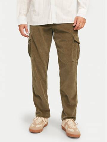 Jack&Jones Штани з тканини 12258360 Коричневий Relaxed Fit Jack&Jones Штани з тканини 12258360 Коричневий Relaxed Fit