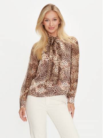 Guess Блузка Brigitte W4YH6B WEE20 Коричневий Regular Fit Guess Блузка Brigitte W4YH6B WEE20 Коричневий Regular Fit