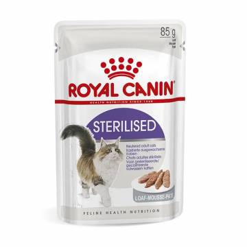 Влажный корм для взрослых стерилизованных кошек Royal Canin Sterilized паштет, 85 г (41470010)