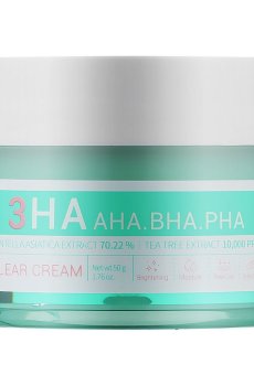 Крем для лица Esfolio Clear Cream с 3HA кислотами, 50 г