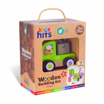 Деревянная игрушка Kids Hits Кран, 16*19*10.3 см, в коробке, от 2 лет (KH20/015) Деревянная игрушка Kids Hits Кран, 16*19*10.3 см, в коробке, от 2 лет (KH20/015)