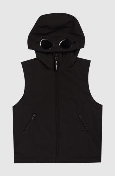 Детский черный жилет