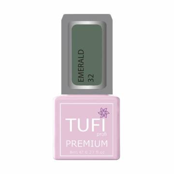 Гель-лак для ногтей Tufi profi Premium Emerald 32 Аркадский зеленый, 8 мл Гель-лак для ногтей Tufi profi Premium Emerald 32 Аркадский зеленый, 8 мл