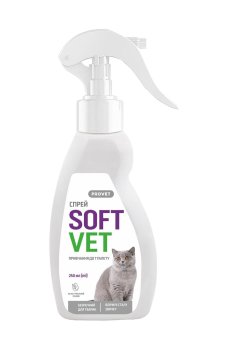 Спрей для приучения к туалету для кошек ProVET Soft Vet, 250 мл