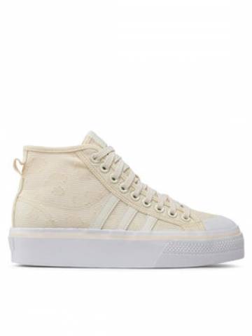 adidas Снікерcи Nizza Platform Mid W GX8356 Бежевий adidas Снікерcи Nizza Platform Mid W GX8356 Бежевий