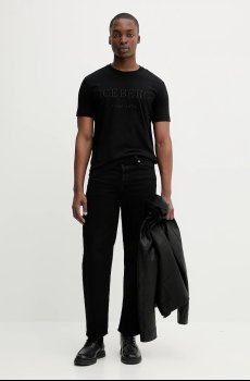 Хлопковая футболка Iceberg