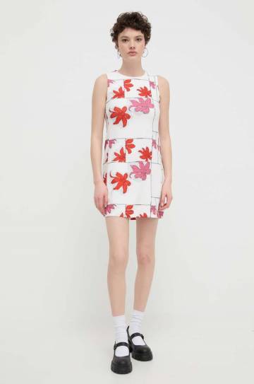 Платье Desigual HOUSTON цвет белый mini прямое 24SWVW01 Платье Desigual HOUSTON цвет белый mini прямое 24SWVW01