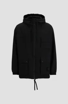 Мужская черная парка Черный S HUGO 50505355;001