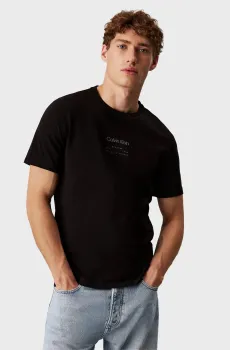 Мужская черная футболка RAISED Черный S Calvin Klein K10K114172