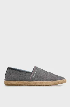 Мужские серые эспадрильи HILFIGER CHAMBRAY Серый 45 Tommy Hilfiger FM0FM05793