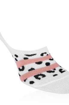Носки-подследники женские AmiGA Леопард с полосками, размер 23