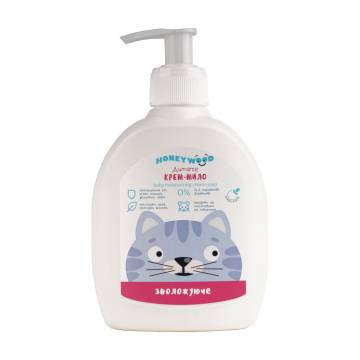 Детское увлажняющее крем-мыло Honeywood Baby Moisturizing Cream-Soap, 300 мл Детское увлажняющее крем-мыло Honeywood Baby Moisturizing Cream-Soap, 300 мл