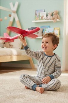 Іграшка - Пінопластовий літак - червоний